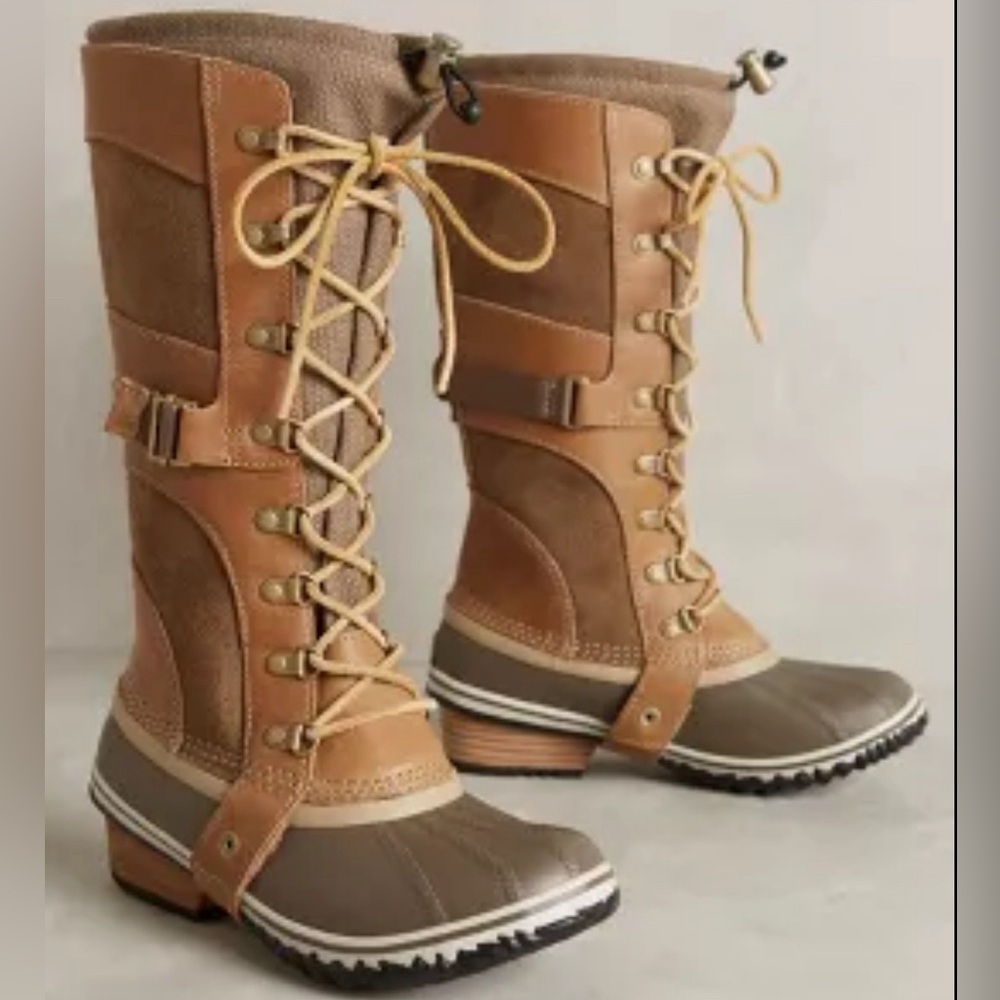 Sorel Conquest Carly Tall Boots Size 8